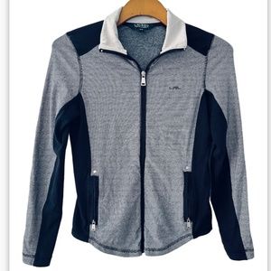 Lauren Ralph Lauren stretch zip mockneck jacket